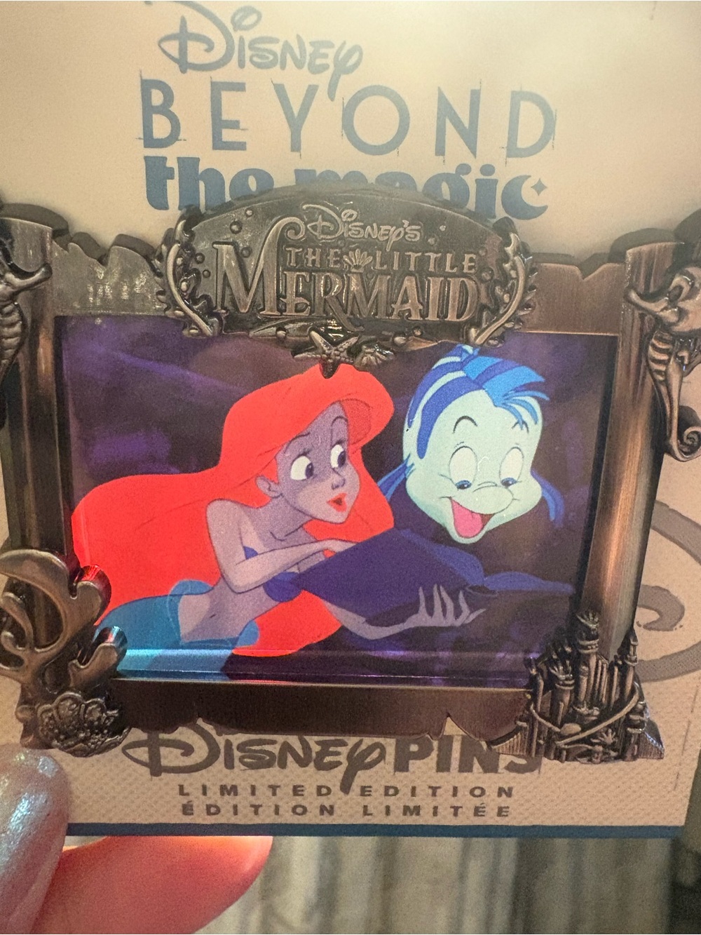 Disney D23 Expo 2026 Beyond the Magic Little Mermaid Ariel Film Frame LE Pin